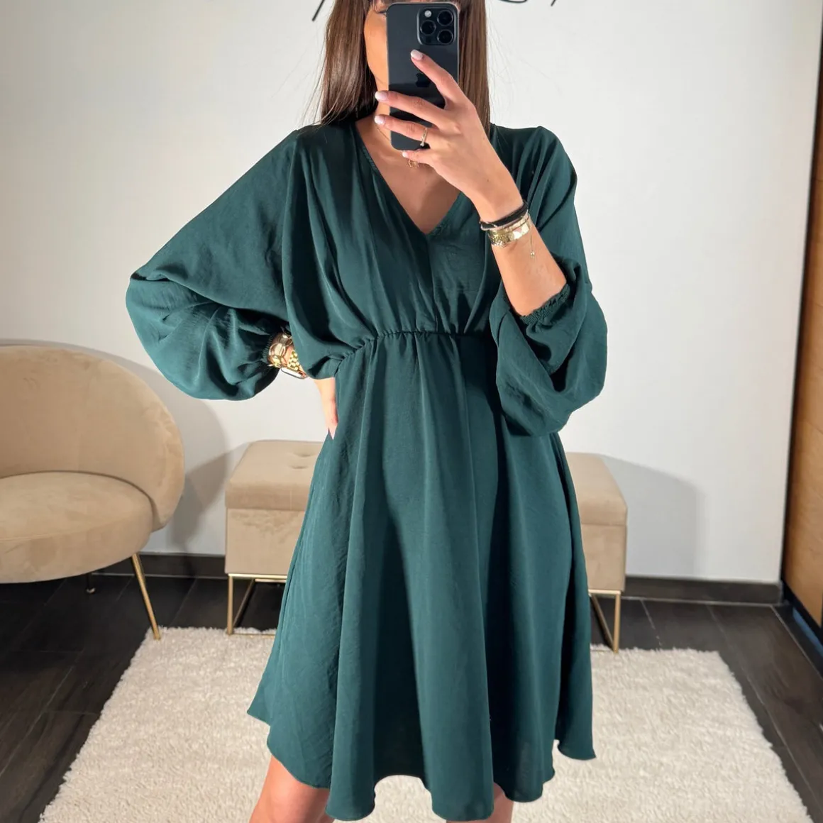 ROBE VERT SAPIN DOMITILLE