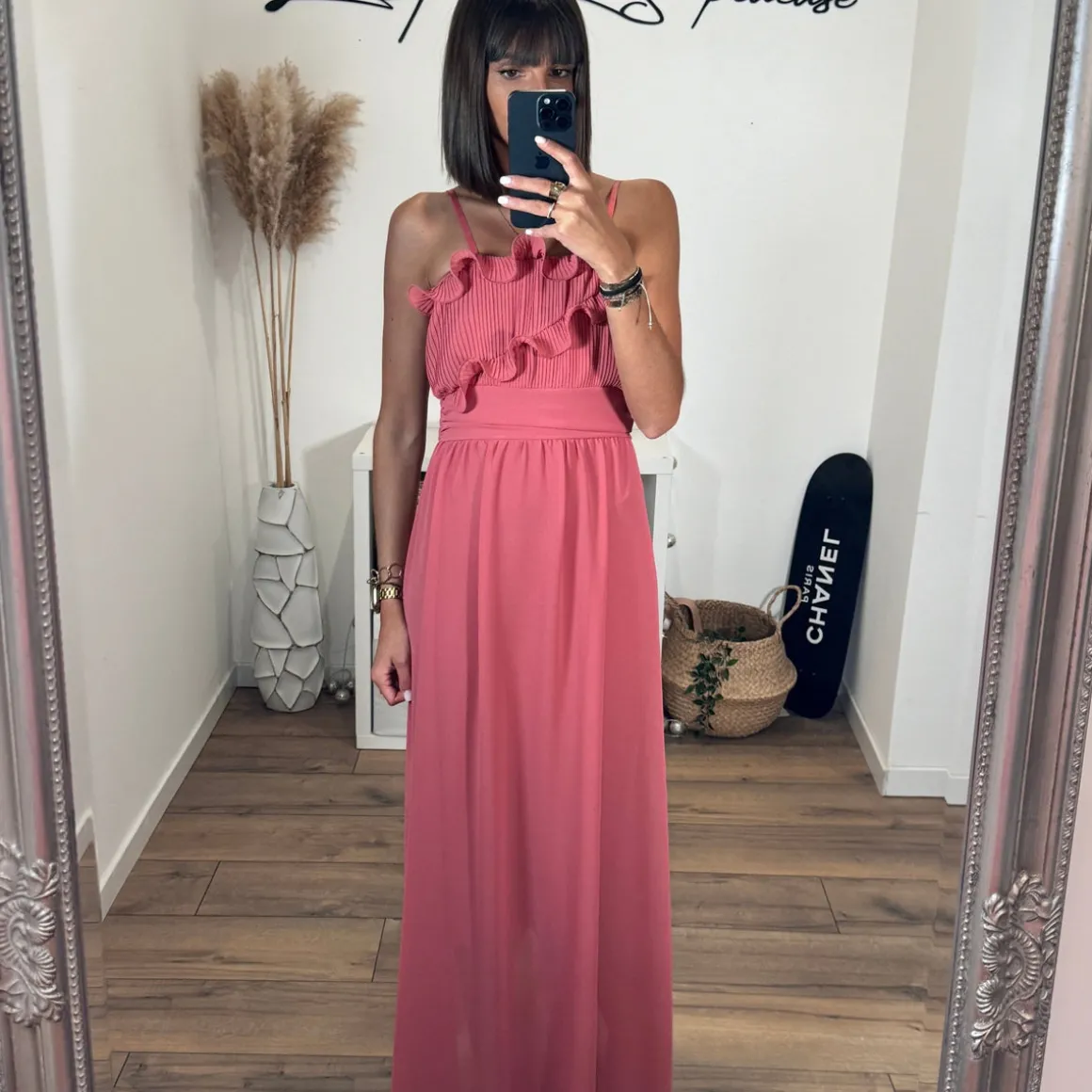 ROBE VIEUX ROSE CLOTILDE