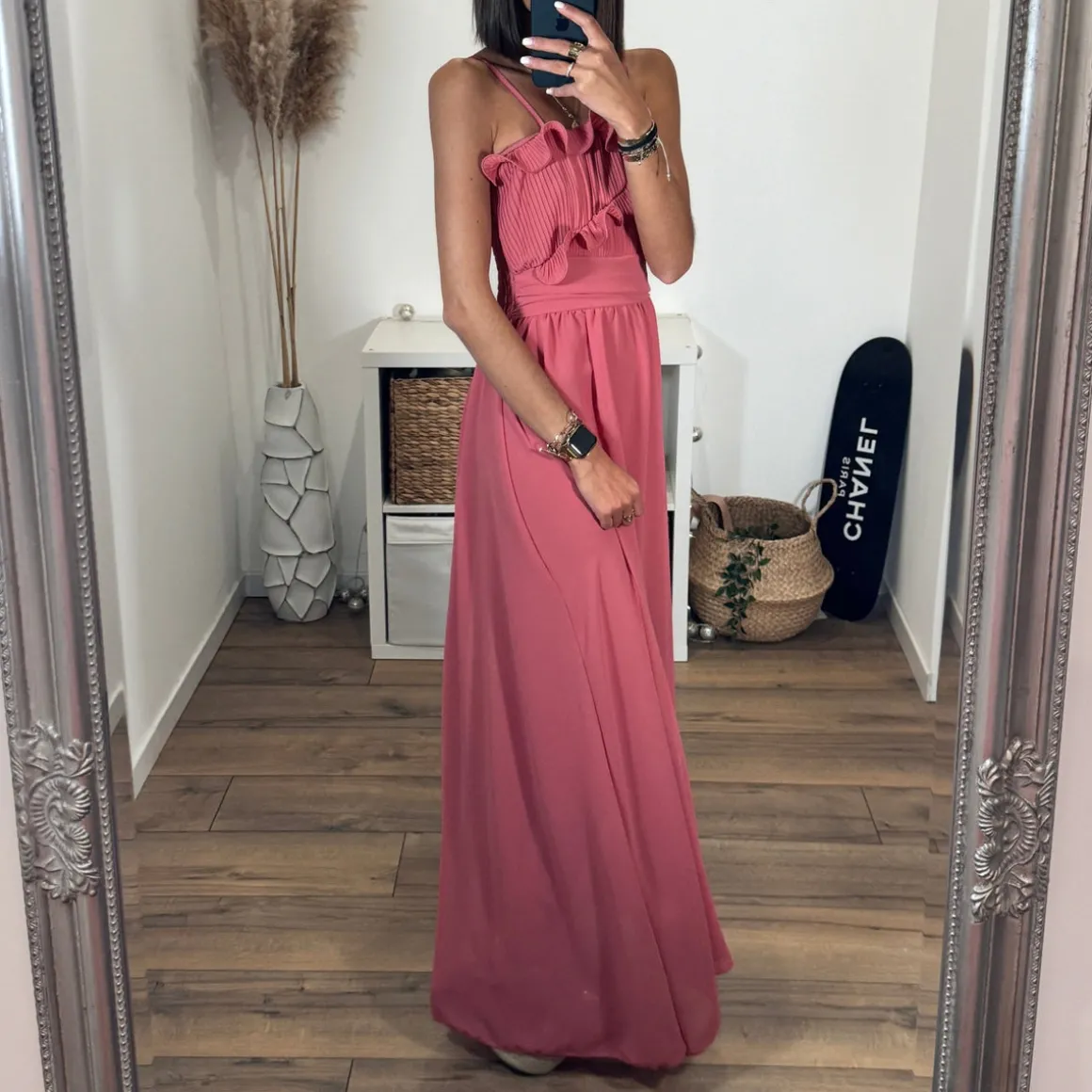 ROBE VIEUX ROSE CLOTILDE