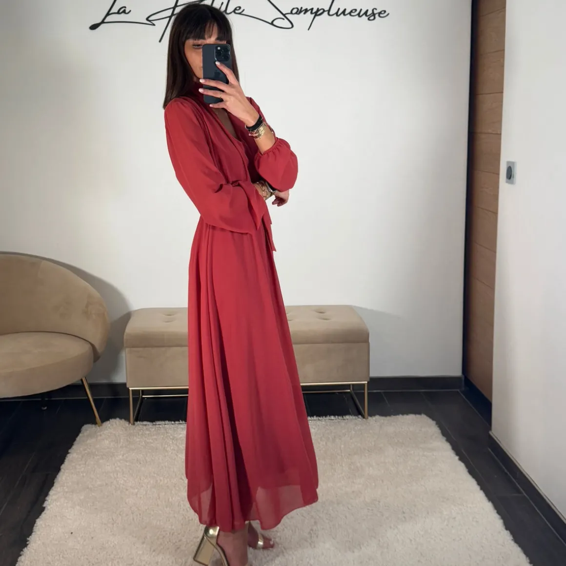 ROBE VIEUX ROSE JOSEPHINE