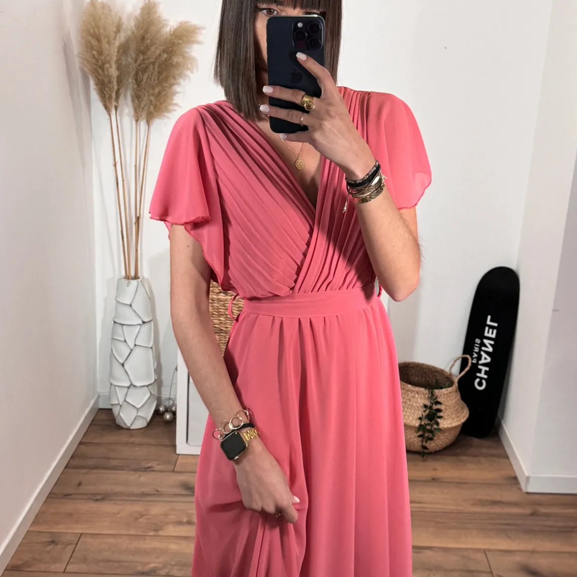 ROBE VIEUX ROSE ROMY