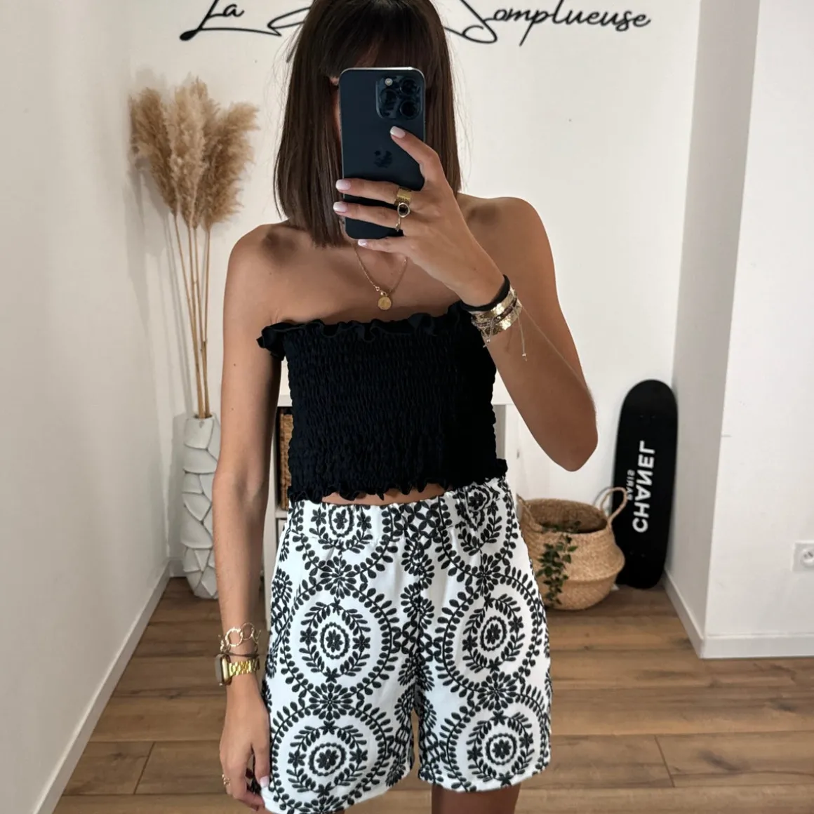 TOP BANDEAU NOIR