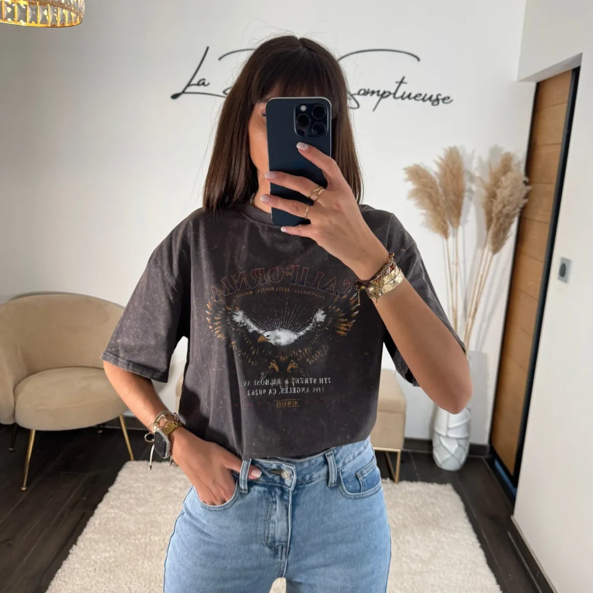 T-SHIRT GRIS CALIFORNIA