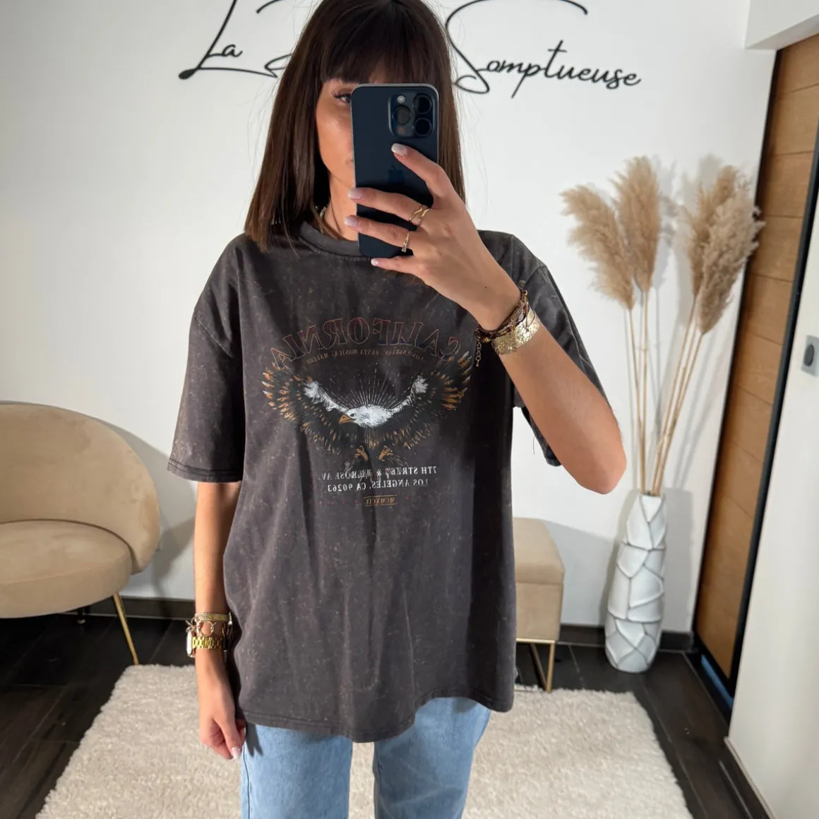 T-SHIRT GRIS CALIFORNIA