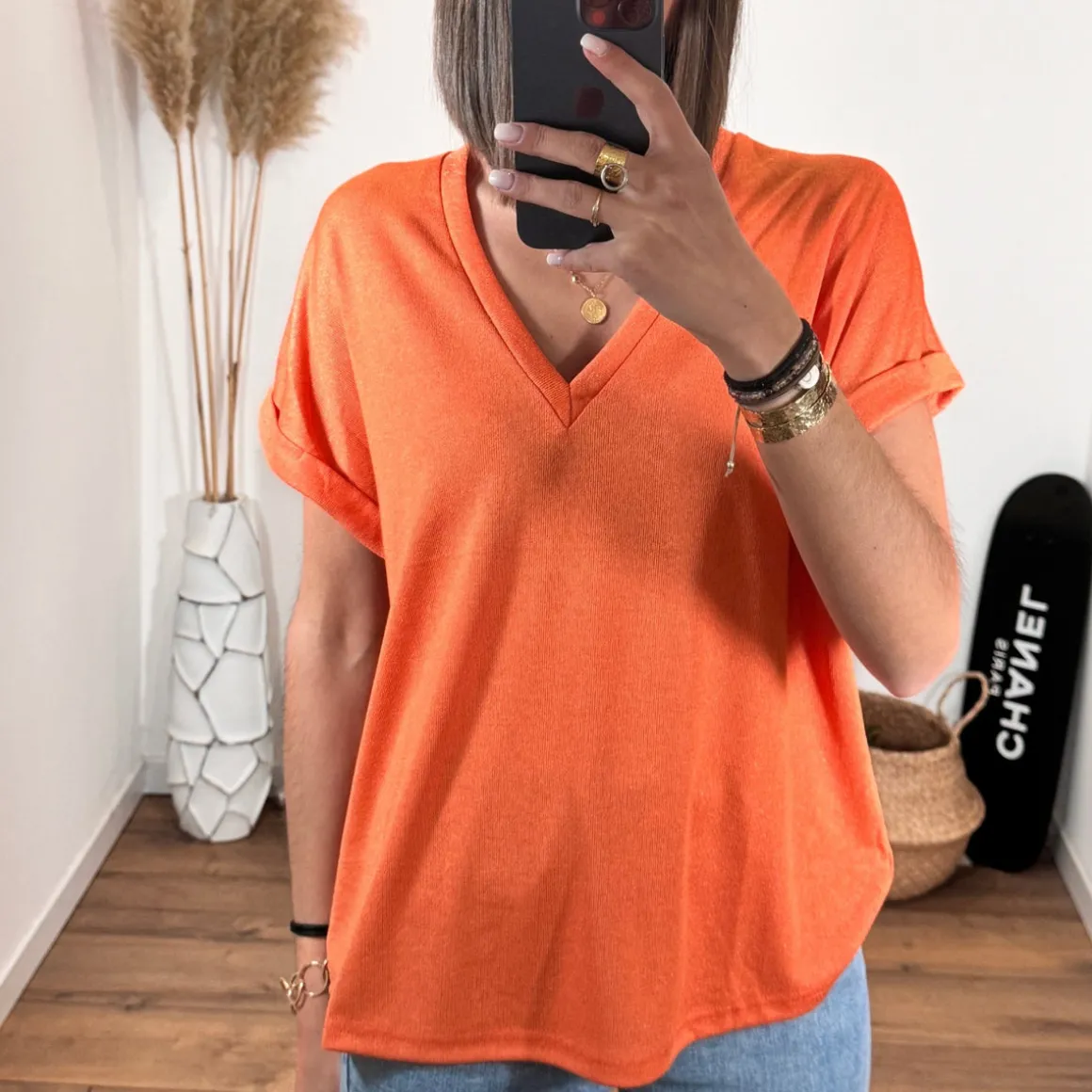 T-SHIRT ORANGE NAEL